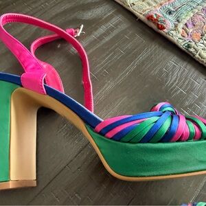 Colorful Women's Strappy Heels